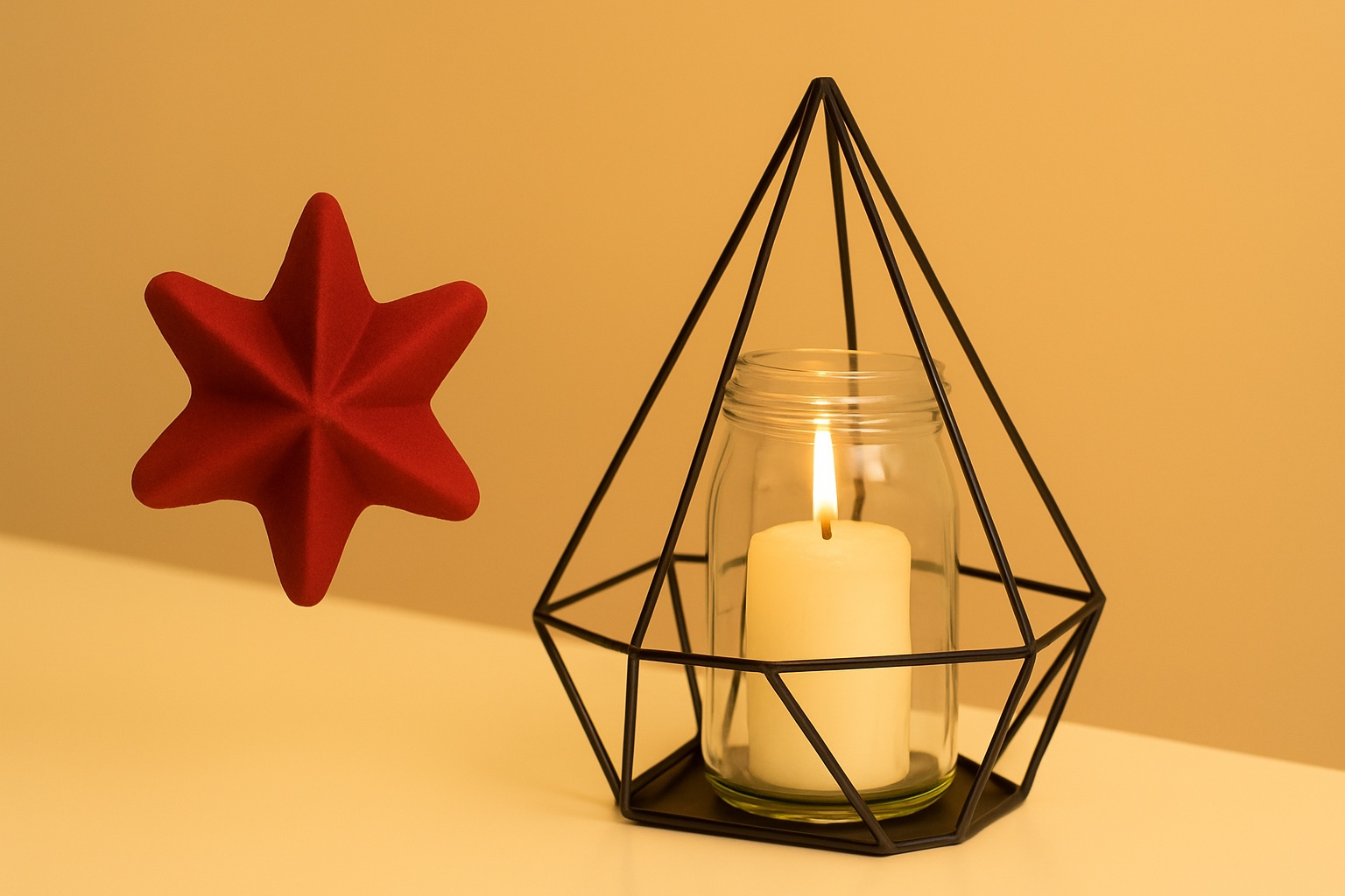 compressed candle star poster